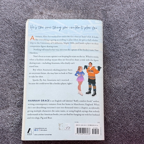 Anna Grace Icebreaker Novel with Blue and Orange Accents - Picture 2 of 2